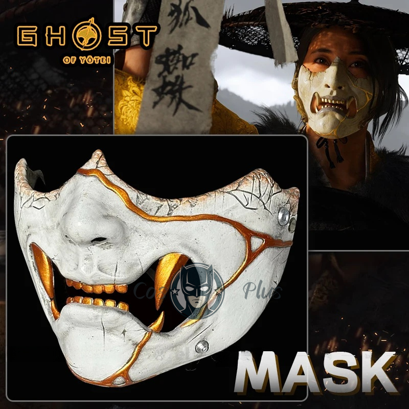 Anime Cosplay Costumes - Game Ghost of Yotei Atsu Mask