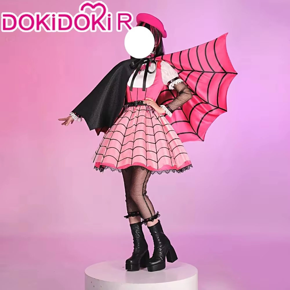 Anime Cosplay Plus Size - Draculaura Cosplay Costume Anime【S-3XL】Women Cute Pink