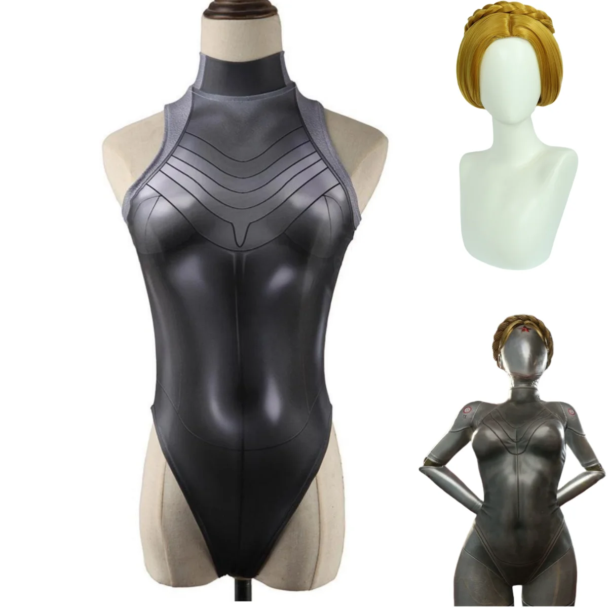 Robot Twins Cosplay Costume fo - Anime Cosplay Jumpsuit บทวิจารณ์และราคา