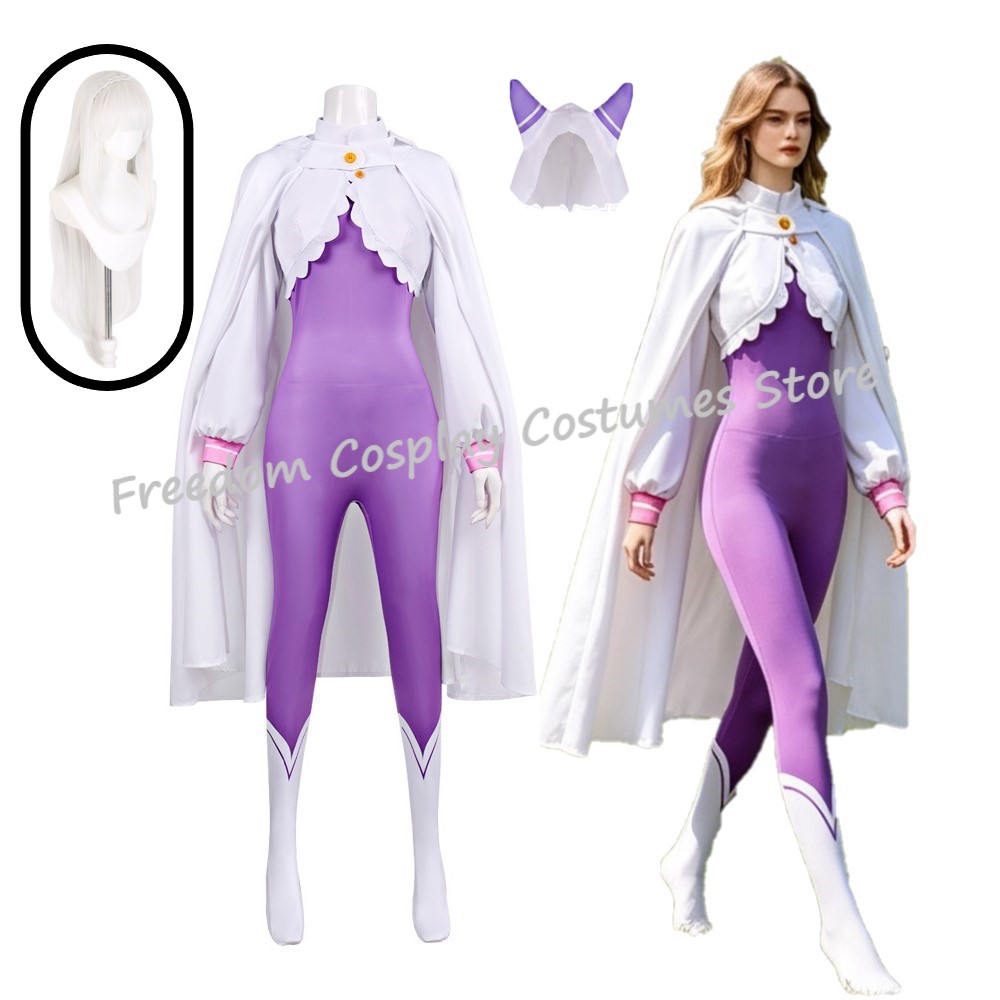 NEW Emilia Rezero Cosplay Cost - Anime Cosplay Bodysuit บทวิจารณ์และราคา
