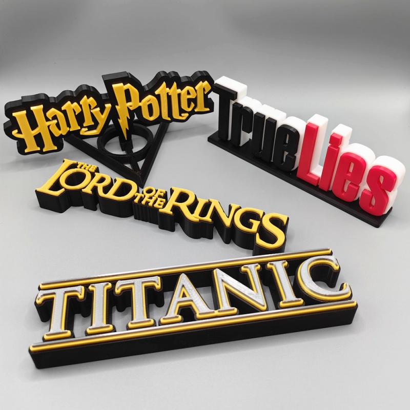 Classic Mo vie Title 3d Logo S - Anime Cosplay Title บทวิจารณ์และราคา