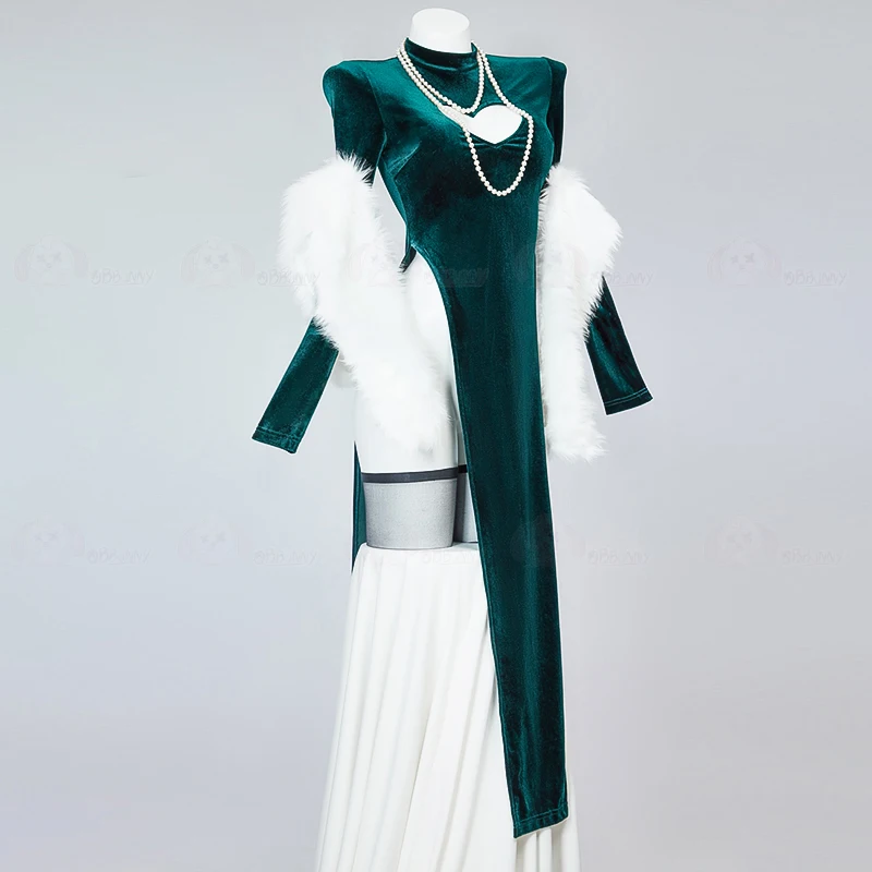 Sexy Velet Furry Cape Dress Wi - Anime Cosplay One Punch Man บทวิจารณ์และราคา