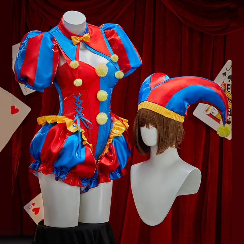 Woman Pomni Adult Digital Circ - Anime Cosplay Jumpsuit บทวิจารณ์และราคา