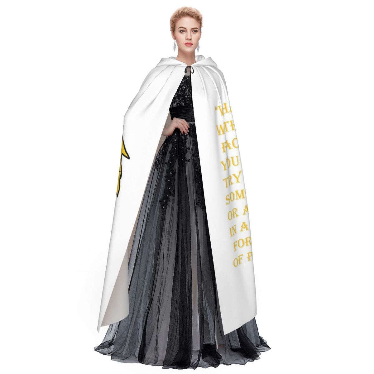 Qibli Quote Long Hooded Cloak  - Anime Cosplay Quotes บทวิจารณ์และราคา