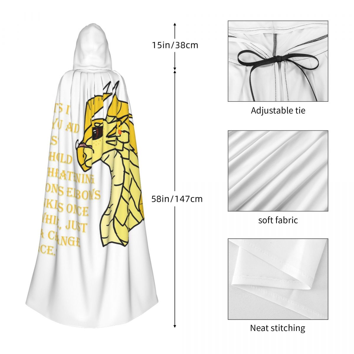 Qibli Quote Long Hooded Cloak  - Anime Cosplay Quotes บทวิจารณ์และราคา