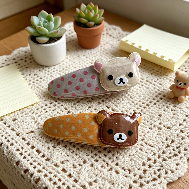 Rilakkuma Hair Clip Easy Bear  - Anime Cosplay Girl Easy บทวิจารณ์และราคา