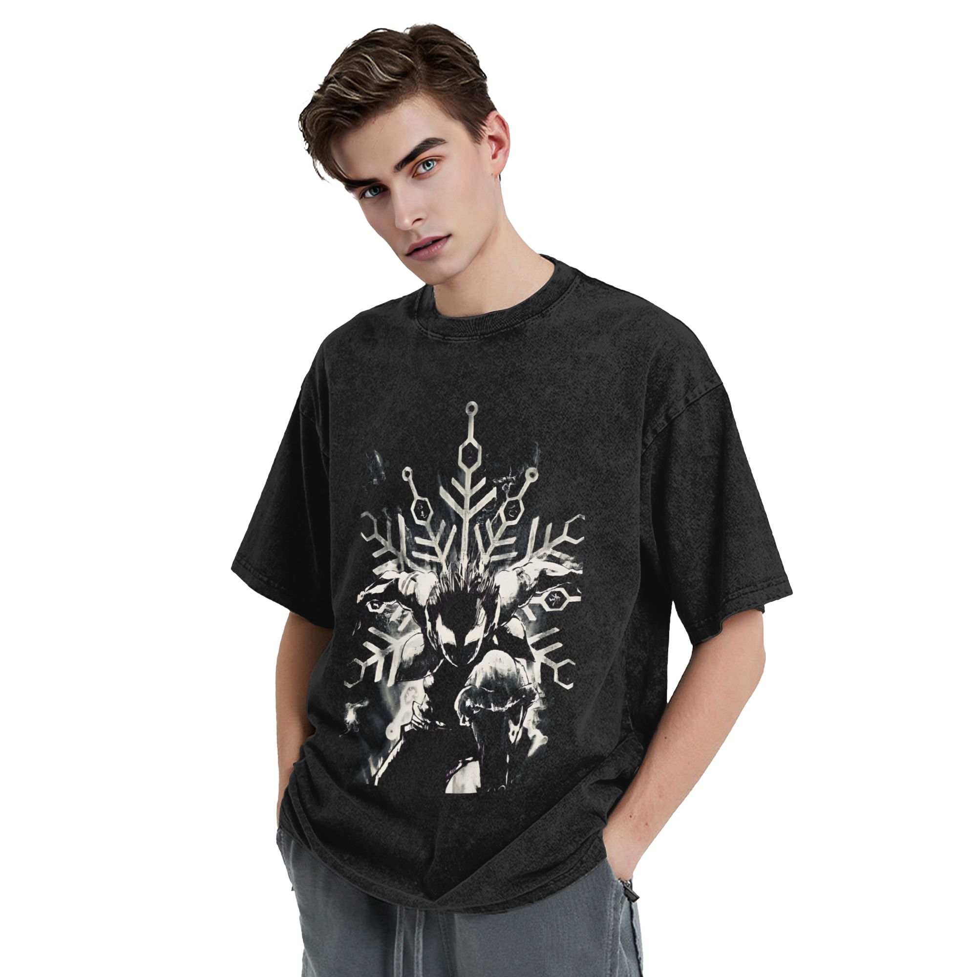 Retro D-Demons Slayers Tshirt  - Anime Cosplay Idea บทวิจารณ์และราคา