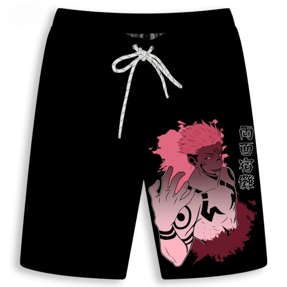 Men's Gojo Satoru Printed Shor - Quick Anime Cosplay บทวิจารณ์และราคา