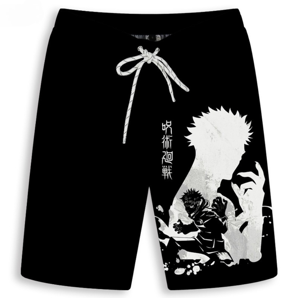 Men's Gojo Satoru Printed Shor - Quick Anime Cosplay บทวิจารณ์และราคา