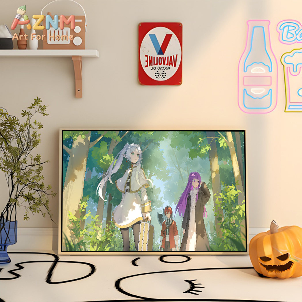 Japanese Anime Cartoon Wall Ar - Anime Cosplay Wallpaper บทวิจารณ์และราคา