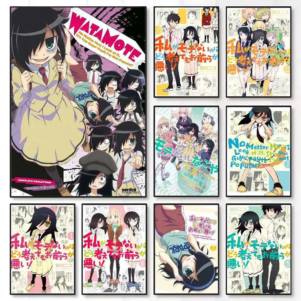 Anime W-Watamote Kuroki Tomoko - Anime Cosplay Wallpaper บทวิจารณ์และราคา