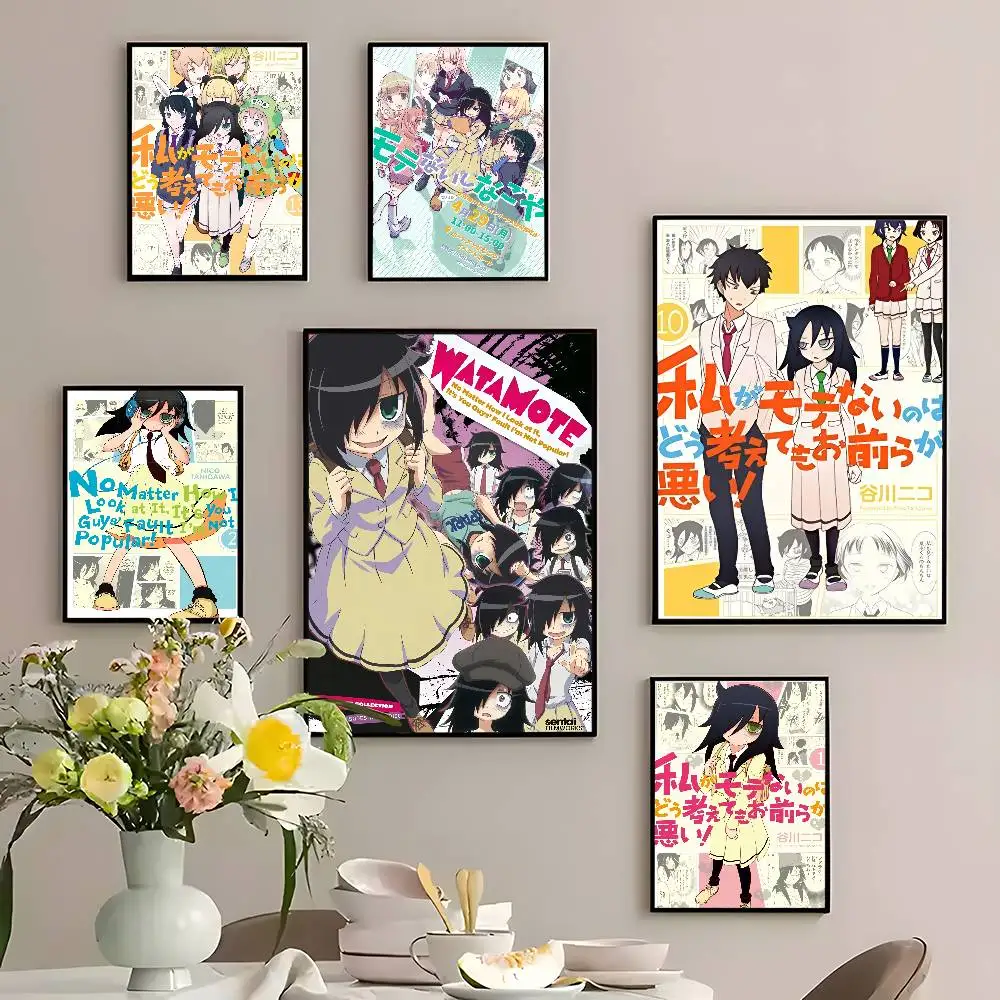 Anime W-Watamote Kuroki Tomoko - Anime Cosplay Wallpaper บทวิจารณ์และราคา