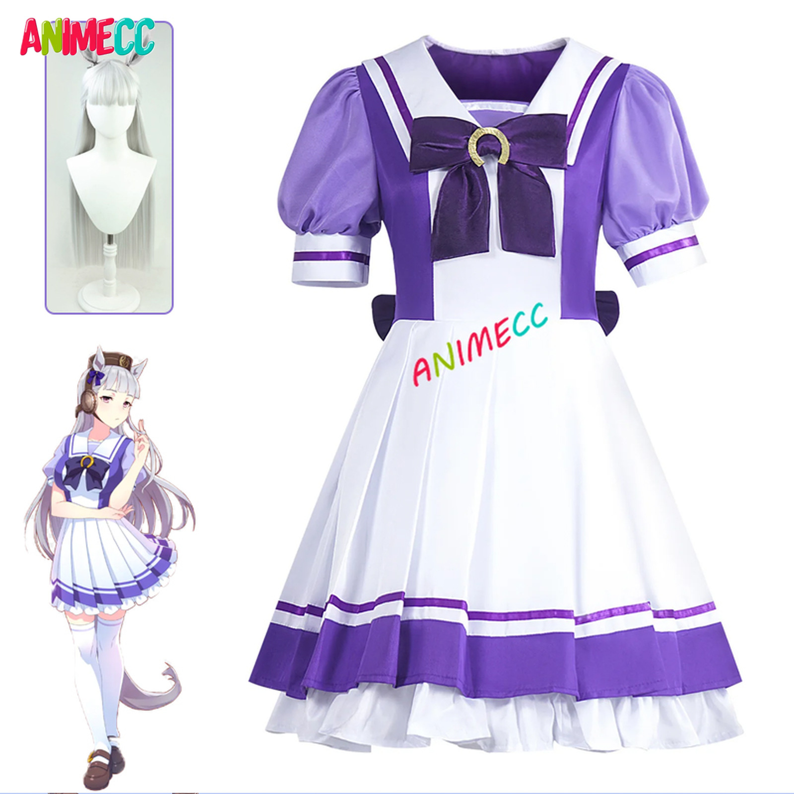 ANIMECC IN STOCK Mejiro McQuee - Anime Cosplay Plus Size บทวิจารณ์และราคา
