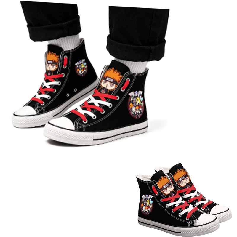 Naruto Uzumaki High-Top Canvas - Anime Cosplay Idea บทวิจารณ์และราคา