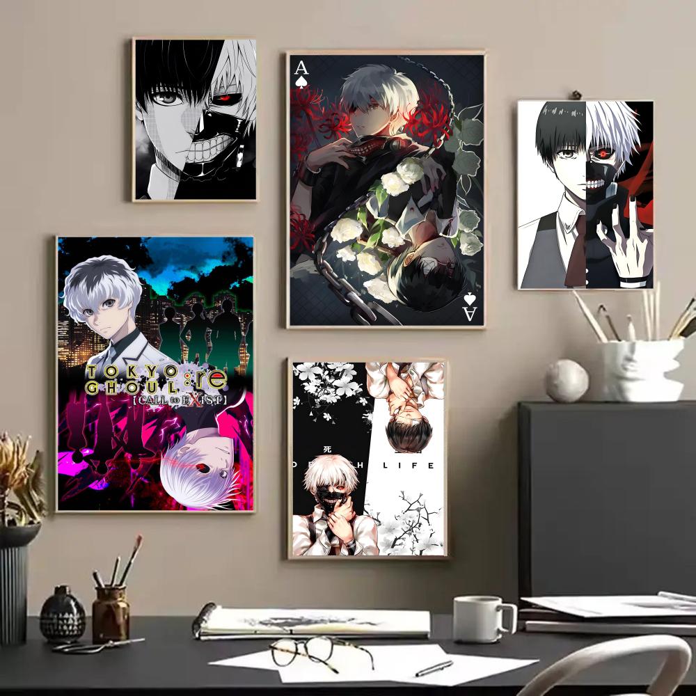 T-Tokyo Ghoul Anime Poster Sti - Anime Cosplay Wallpaper บทวิจารณ์และราคา