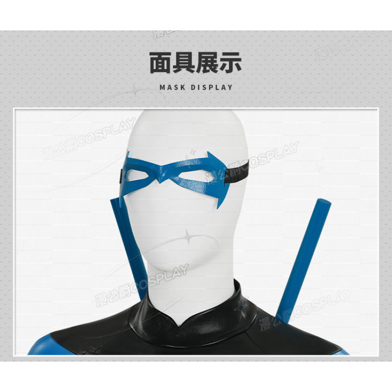 New Robin Nightwing Cosplay Co - Anime Cosplay Robin บทวิจารณ์และราคา