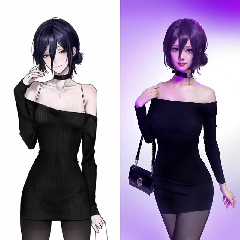 Anime Chainsaw Man Reze Cospla - Anime Cosplay Black Girl บทวิจารณ์และราคา