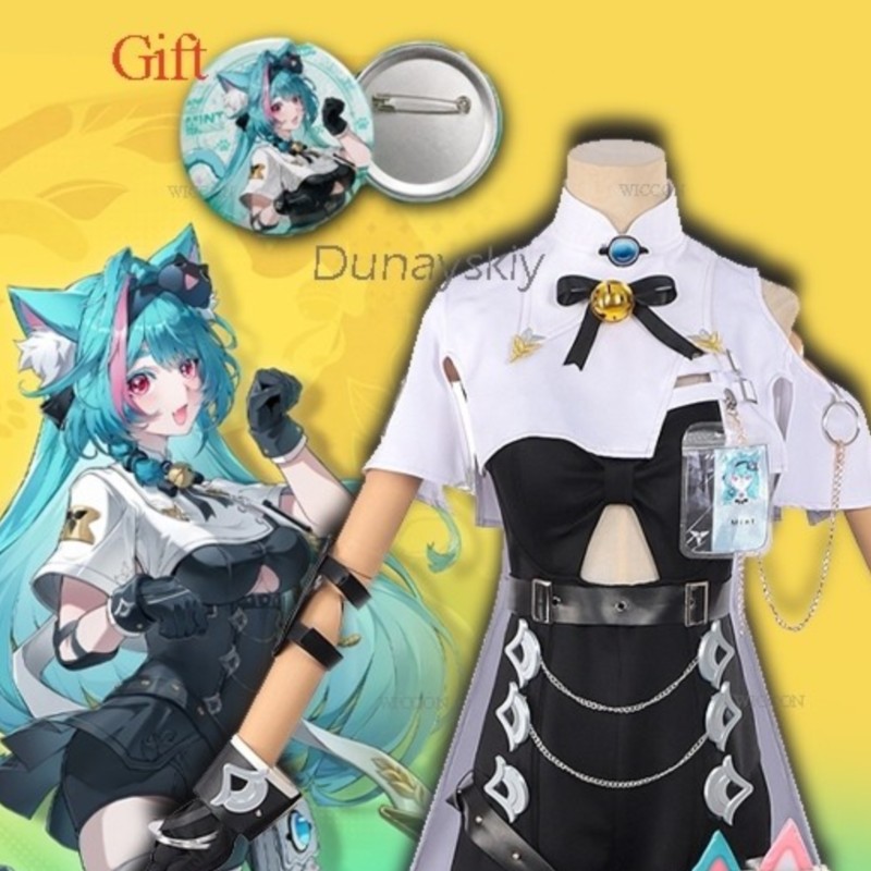 Fantasias NTE Mint Neverness T - Anime Cosplay Jumpsuit บทวิจารณ์และราคา