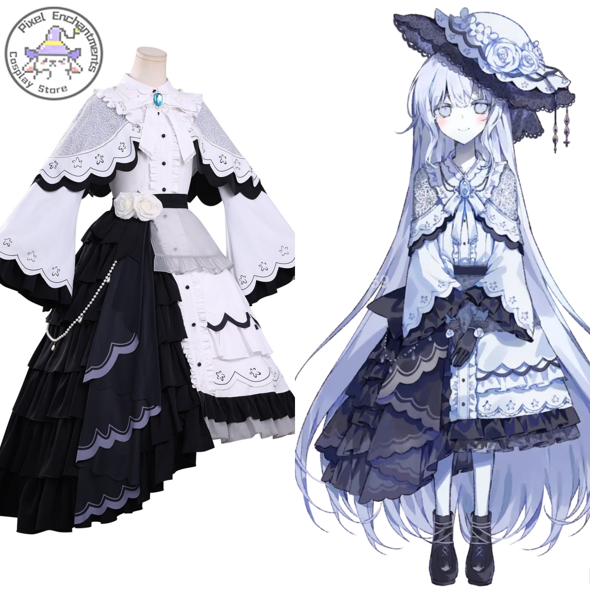 Magical Girl Magical Trial Cos - Anime Cosplay Black Girl บทวิจารณ์และราคา