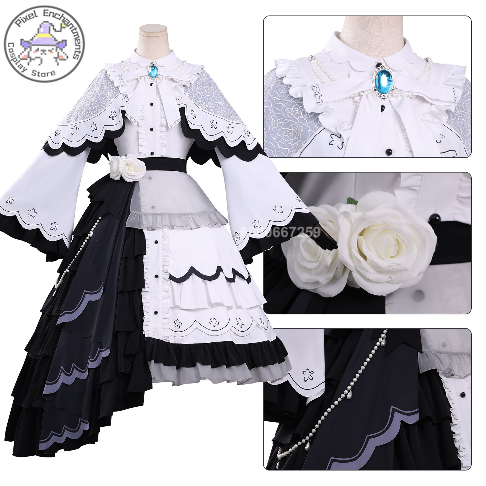 Magical Girl Magical Trial Cos - Anime Cosplay Black Girl บทวิจารณ์และราคา