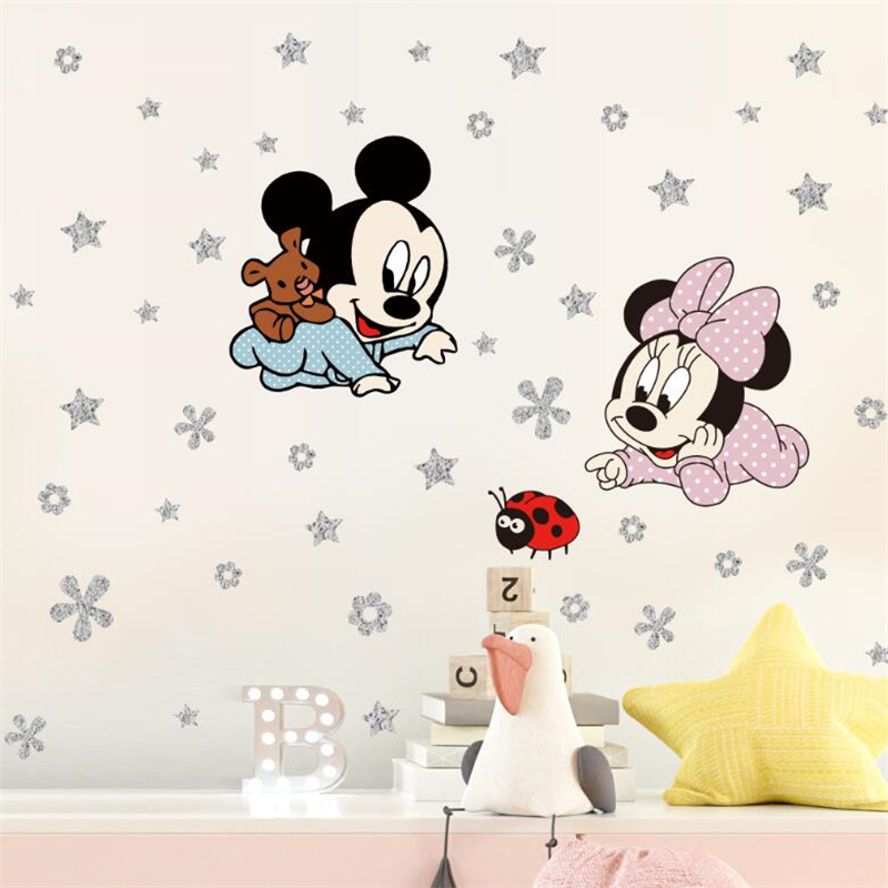 Cartoon Mickey Minnie Mouse Ba - Anime Cosplay Wallpaper บทวิจารณ์และราคา