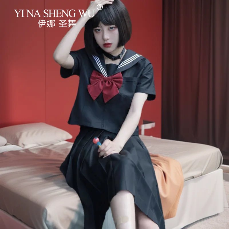 BLACK Orthodox College Style J - Anime Cosplay Korean Girl บทวิจารณ์และราคา