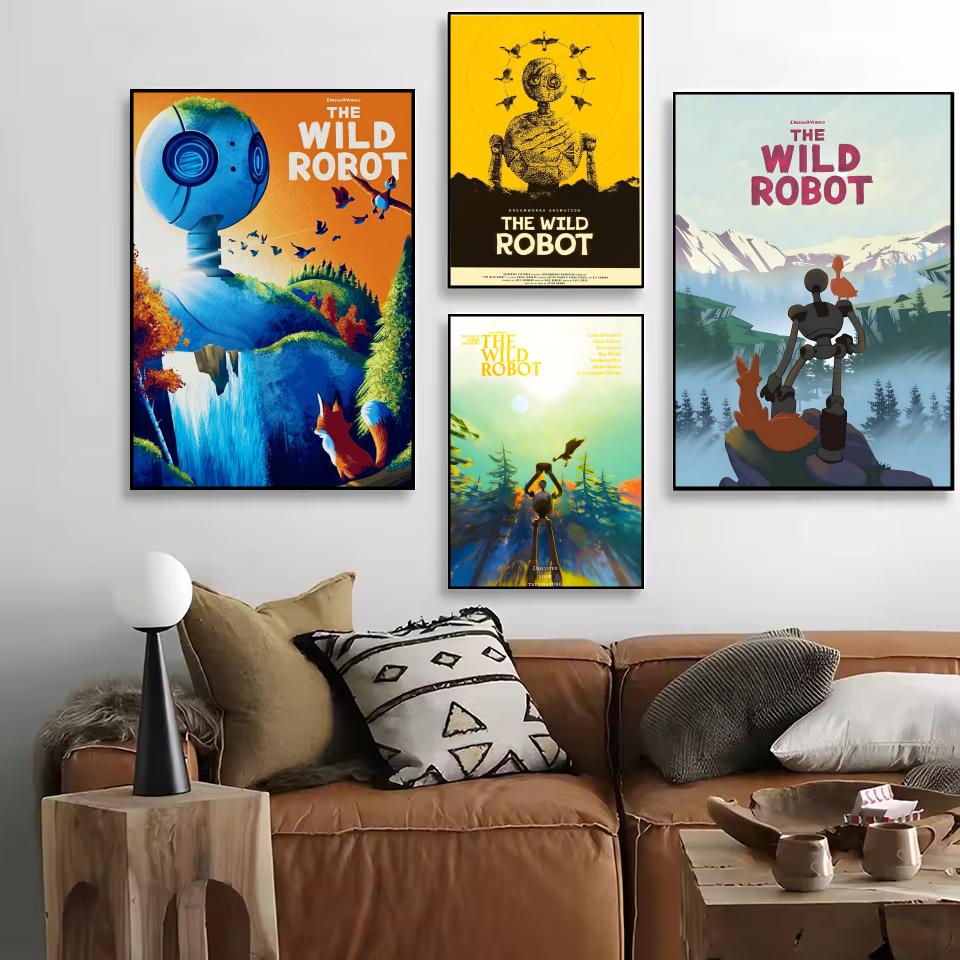 The W-Wild Robot Anime Poster  - Anime Cosplay Wallpaper บทวิจารณ์และราคา