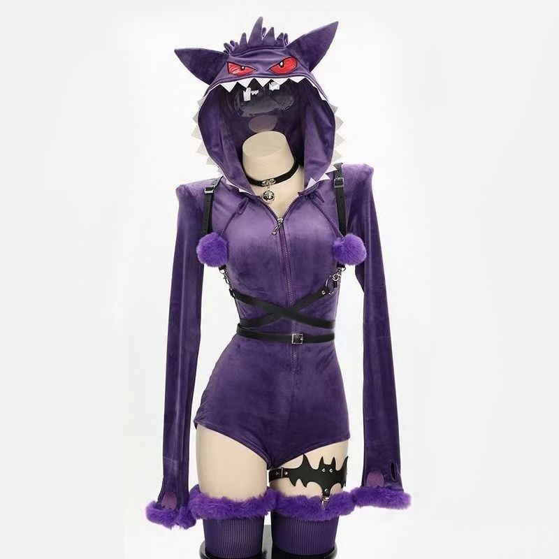 Game Gengar Cosplay Bodysuit F - Anime Cosplay Bodysuit บทวิจารณ์และราคา