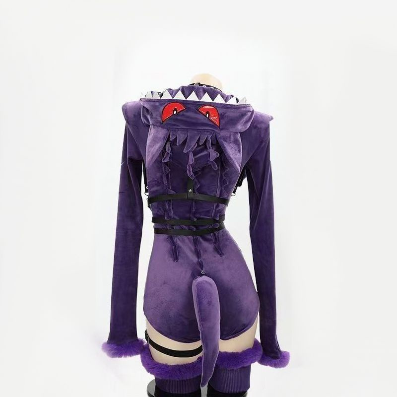 Game Gengar Cosplay Bodysuit F - Anime Cosplay Bodysuit บทวิจารณ์และราคา