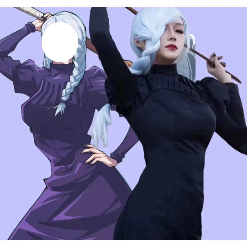 Anime Meimei Jujutsu Cosplay C - Anime Cosplay Black Girl บทวิจารณ์และราคา