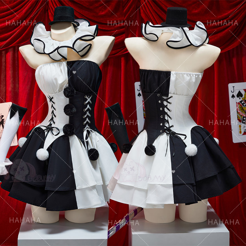 Movie Clown Cosplay Costume Te - Anime Cosplay Black Girl บทวิจารณ์และราคา