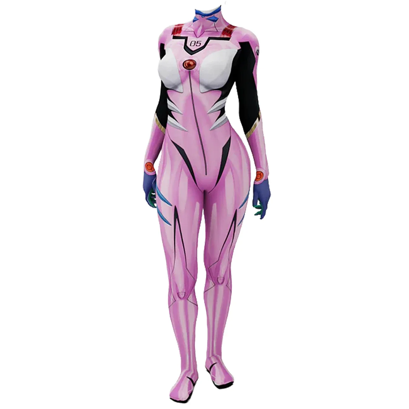 Anime EVA 05 Makinami Cosplay  - Anime Cosplay Bodysuit บทวิจารณ์และราคา