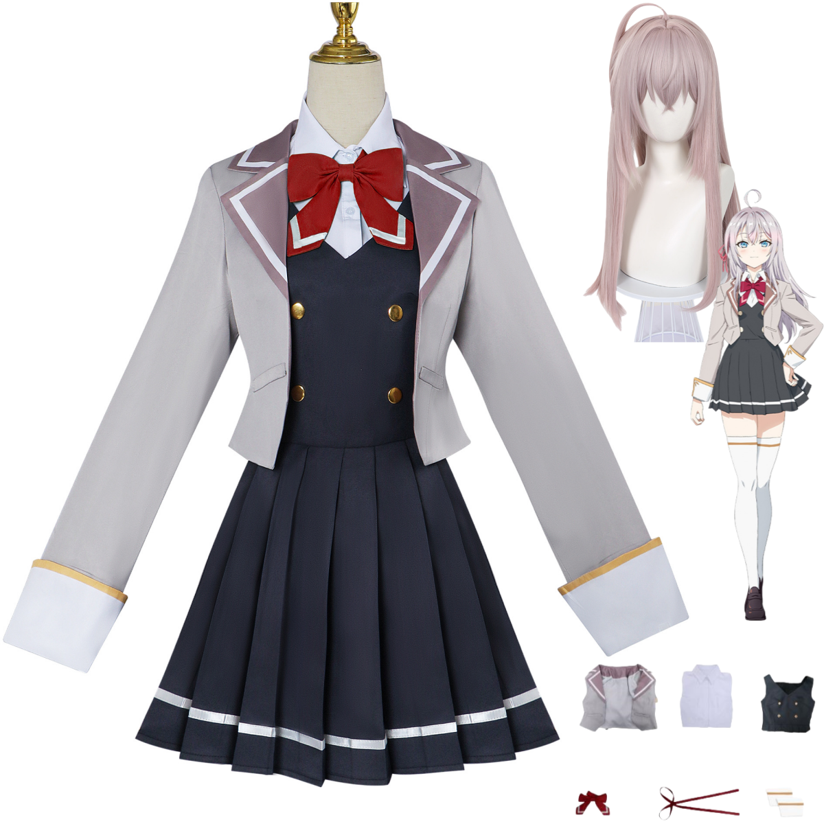 Anime Alya Sometimes Hides Her - Anime Cosplay Alya บทวิจารณ์และราคา