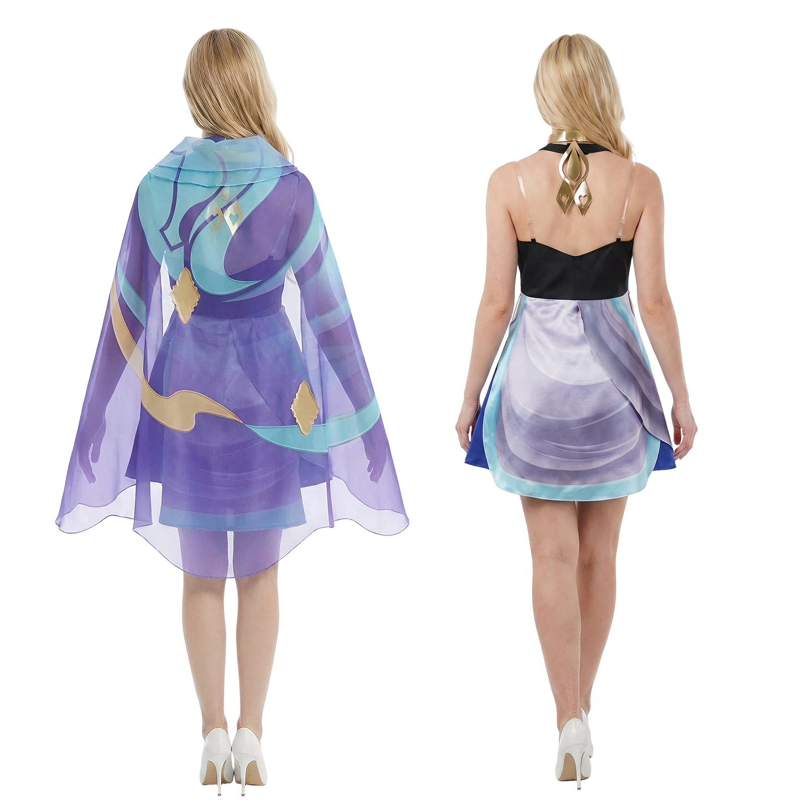 Dolia Dress with Headscarf Cos - Anime Cosplay Costumes บทวิจารณ์และราคา