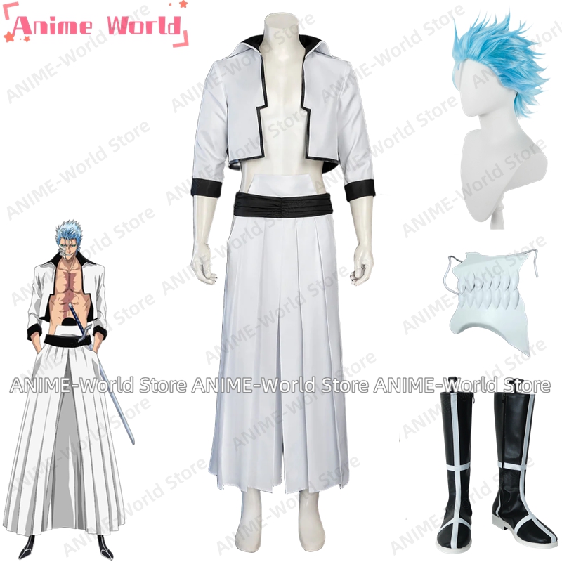 《Custom Size》Anime Grimmjow Ja - Anime Cosplay Mask บทวิจารณ์และราคา