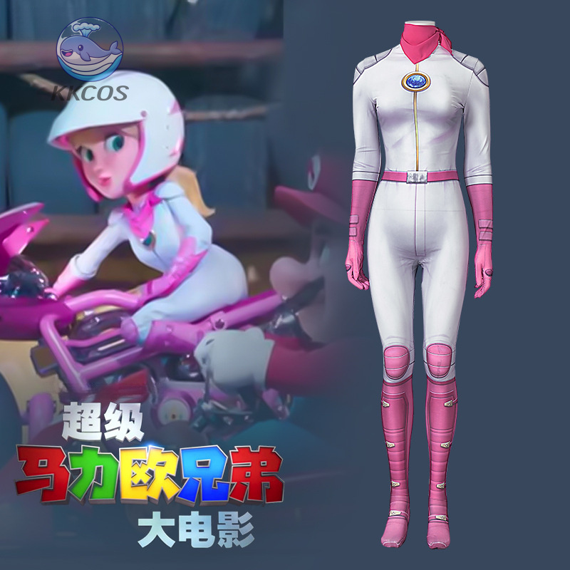 Princess Peach Cosplay Movie S - Anime Cosplay Bodysuit บทวิจารณ์และราคา