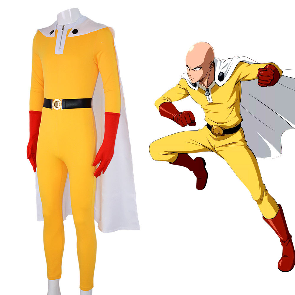 One Punch Man Saitama Cosplay  - Anime Cosplay One Punch Man บทวิจารณ์และราคา