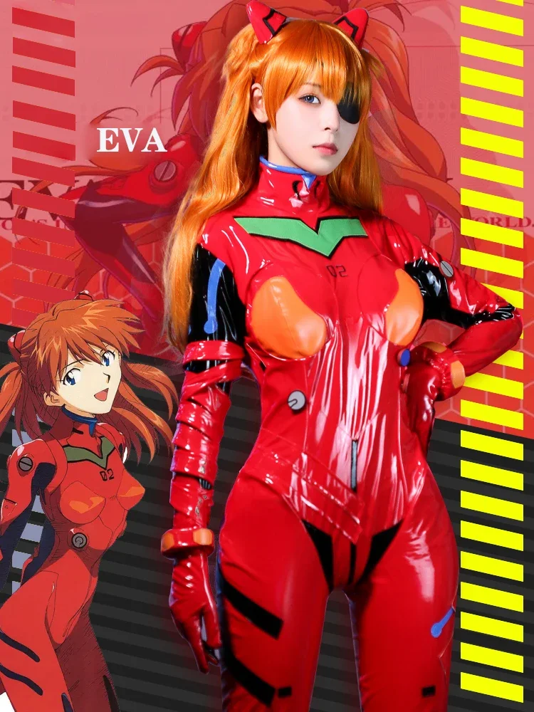 New Eva Shikinami Asuka Langle - Anime Cosplay Bodysuit บทวิจารณ์และราคา
