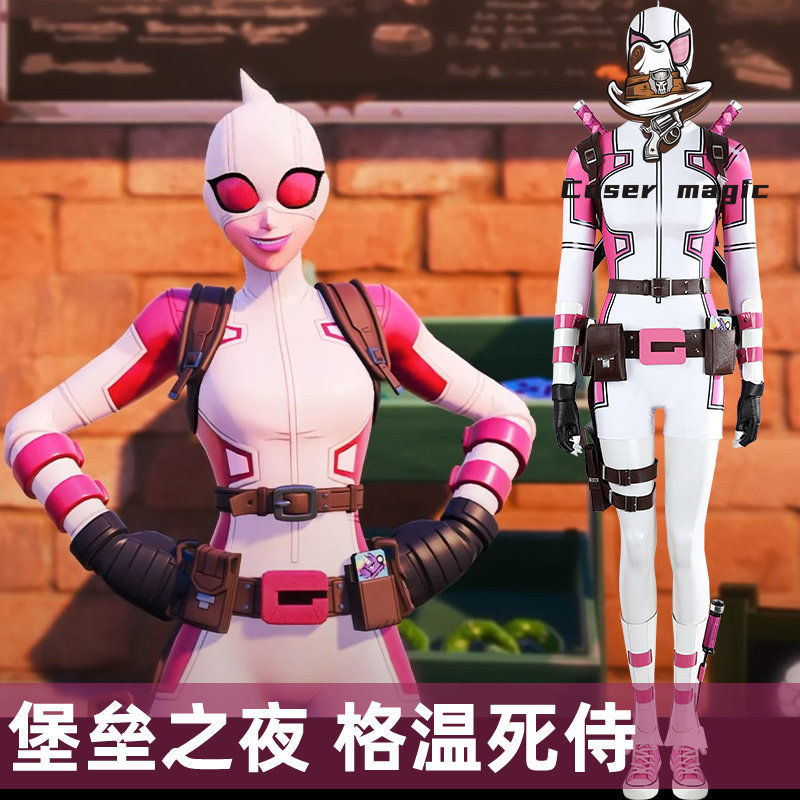 Gwenpool Cosplay Costume Femal - Anime Cosplay Jumpsuit บทวิจารณ์และราคา