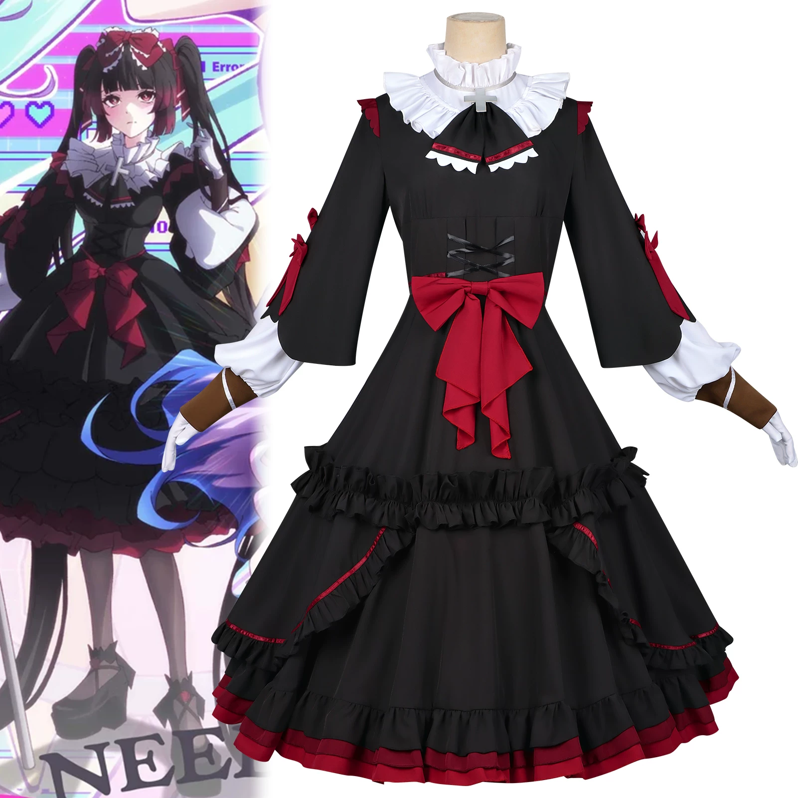 Anime Needy Girl Overdose Goku - Anime Cosplay Black Girl บทวิจารณ์และราคา