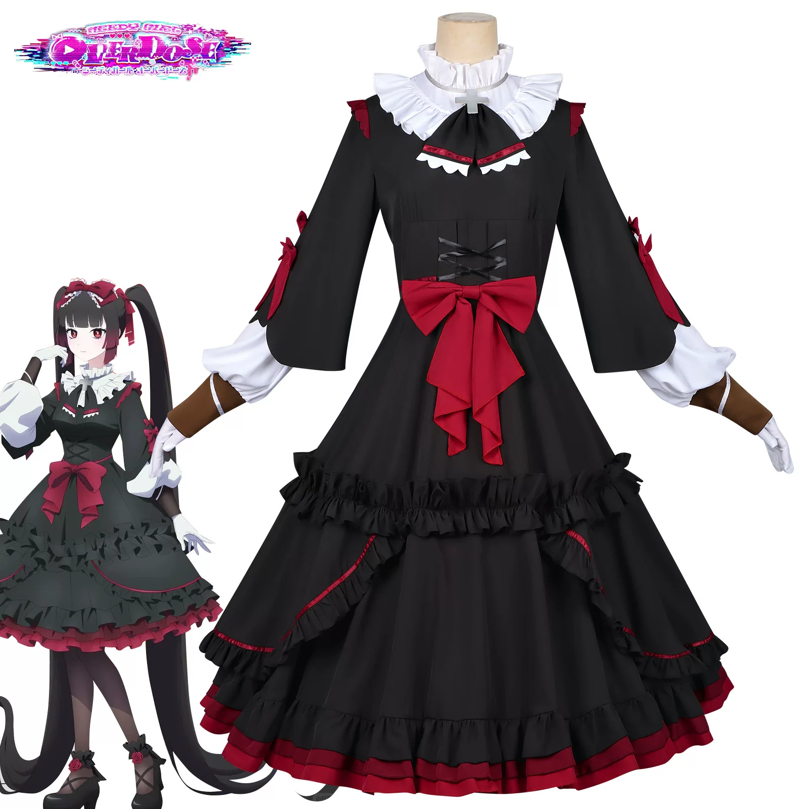 Anime Needy Girl Overdose Goku - Anime Cosplay Black Girl บทวิจารณ์และราคา