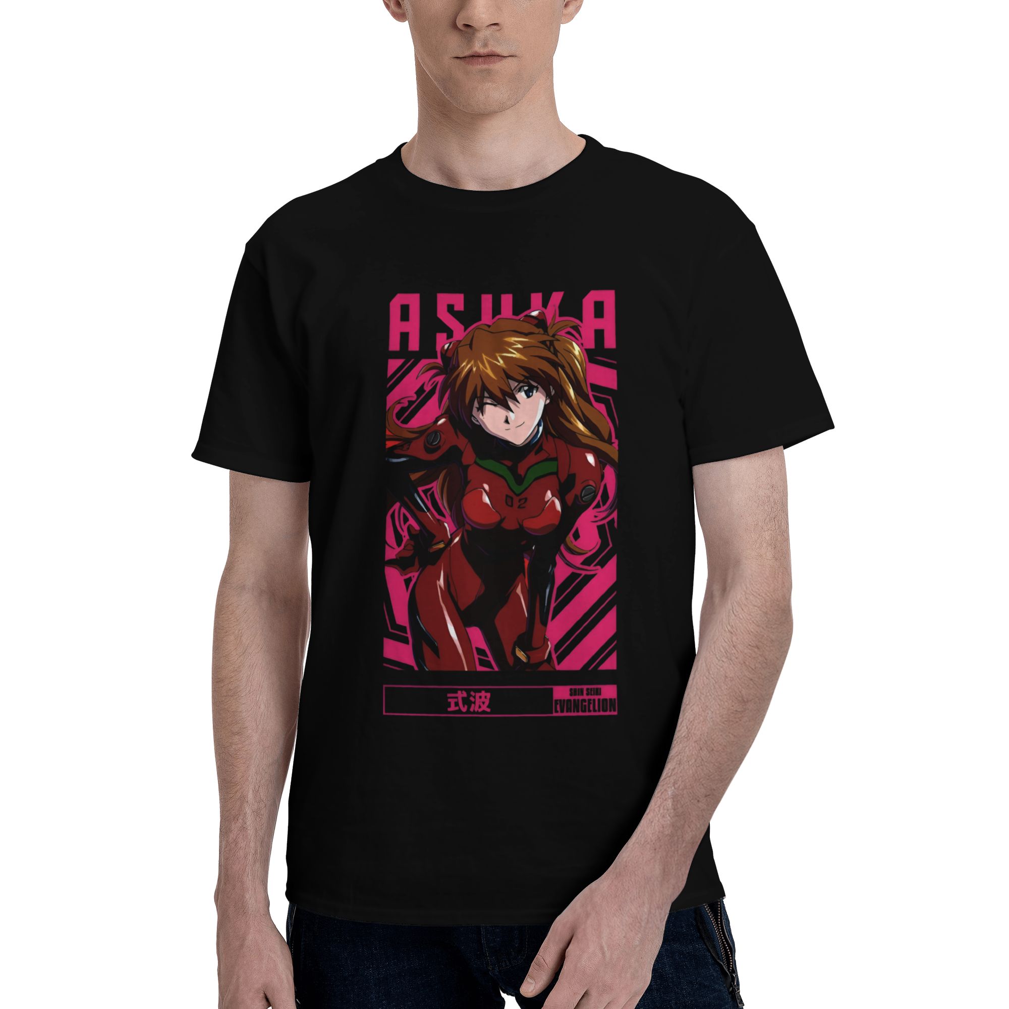 E-Evangelions Tshirt Men Fashi - Anime Cosplay Idea บทวิจารณ์และราคา
