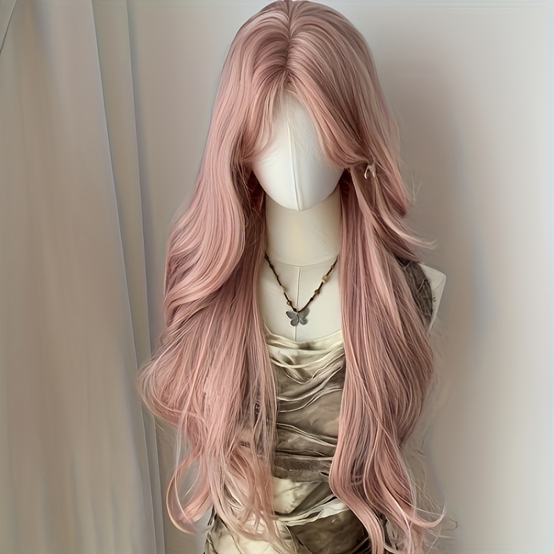 Women's Long Curly Synthetic W - Anime Cosplay Korean Girl บทวิจารณ์และราคา