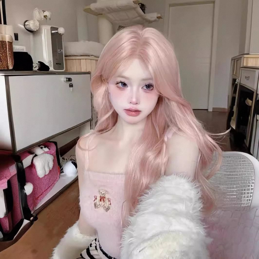 Women's Long Curly Synthetic W - Anime Cosplay Korean Girl บทวิจารณ์และราคา