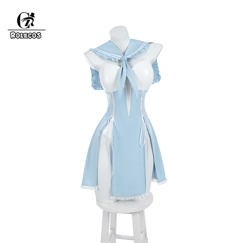 ROLECOS Original Blue White Sa - Anime Cosplay Jumpsuit บทวิจารณ์และราคา