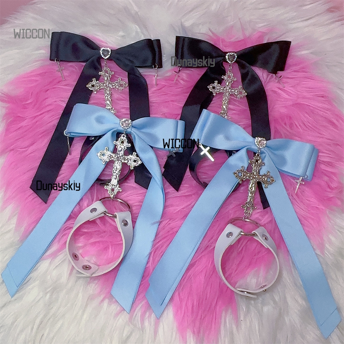 Y2K Gothic Hair Accessories Ji - Anime Cosplay Baddies บทวิจารณ์และราคา