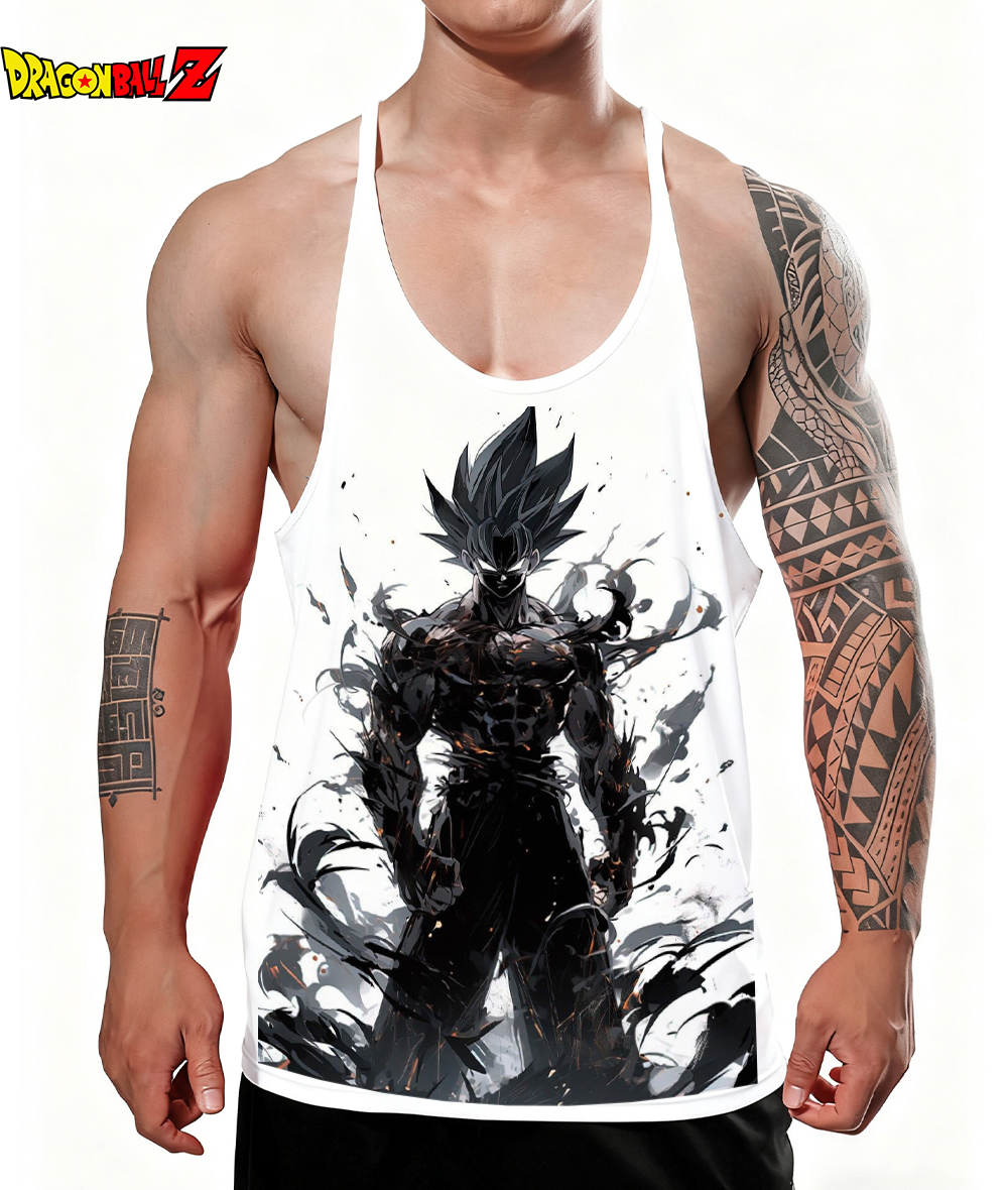 New Goku Men's Tank Top 100%Co - Quick Anime Cosplay บทวิจารณ์และราคา