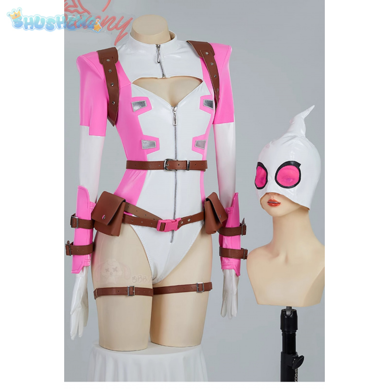 Gwen Superhero Cosplay Costume - Anime Cosplay Jumpsuit บทวิจารณ์และราคา