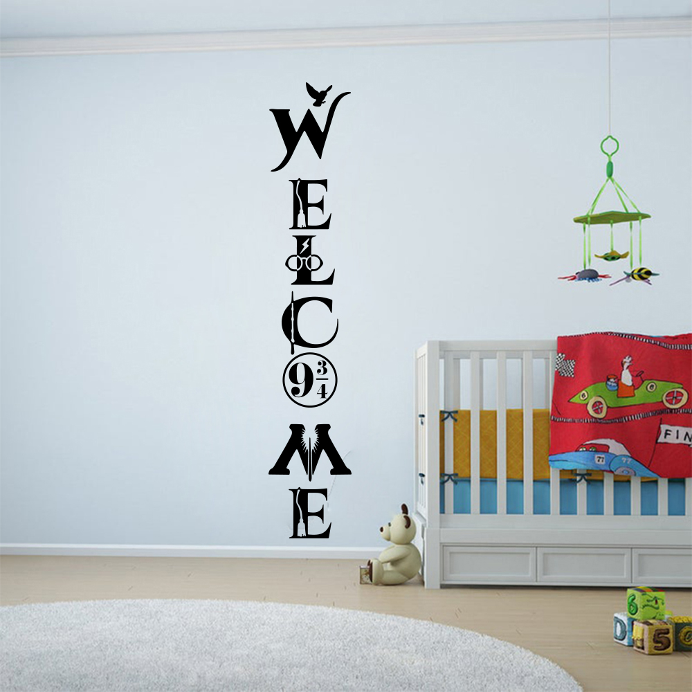Large Welcome Harr Y Door Wall - Anime Cosplay Wallpaper บทวิจารณ์และราคา