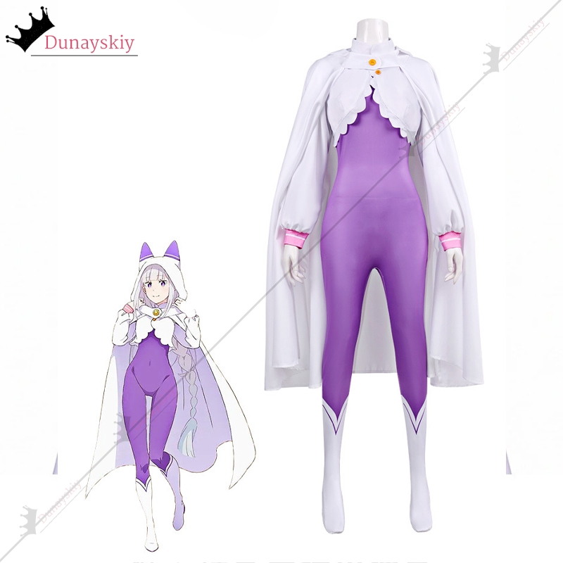 Cosplay Emilia Tight-Fitting B - Anime Cosplay Bodysuit บทวิจารณ์และราคา